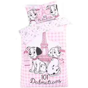 101 DALMATIANS Single Bed Quilt Cover Set - Paris