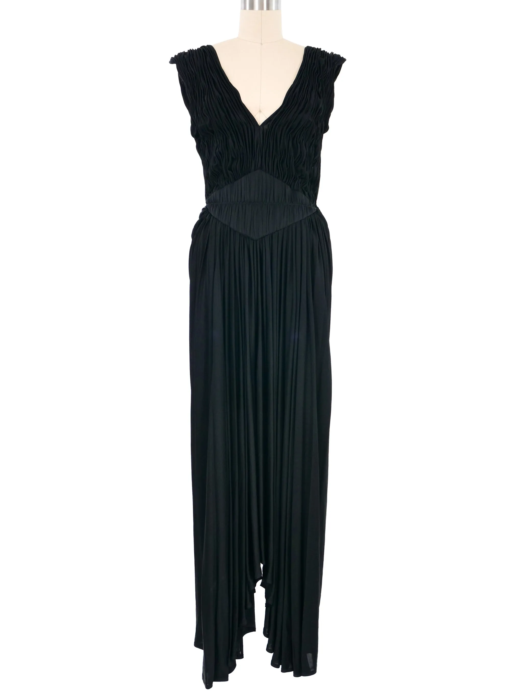 2005 Sophia Kokosalaki Gathered Jersey Gown
