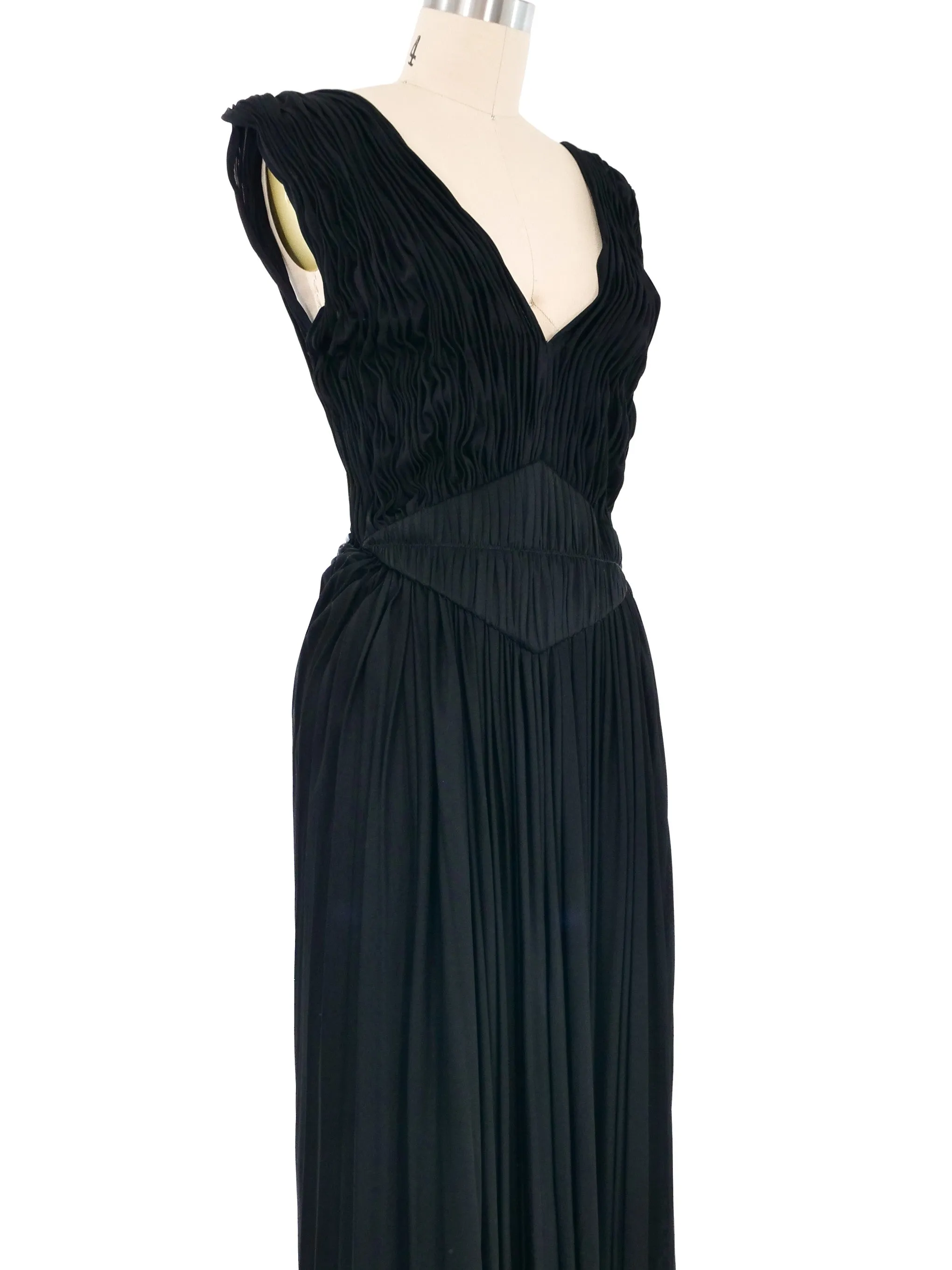 2005 Sophia Kokosalaki Gathered Jersey Gown
