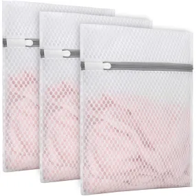 3-Pack: Durable Honeycomb Mesh Laundry Bags