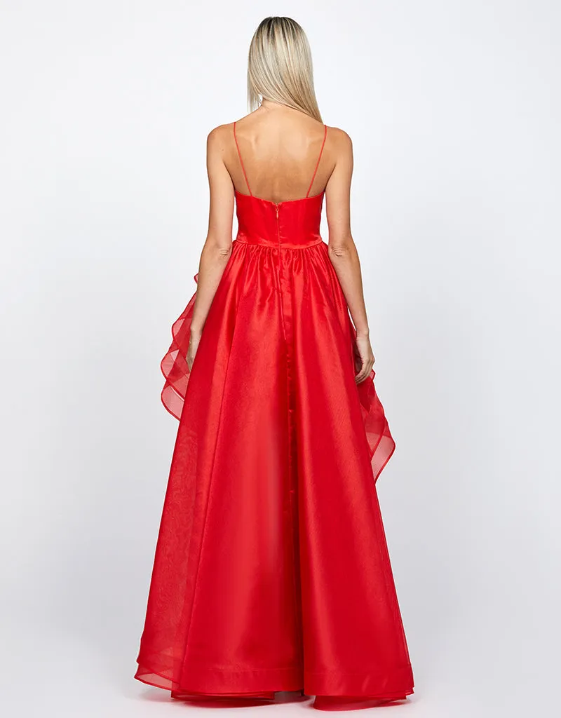 ALESSY HI LO BALL GOWN B72D18HL
