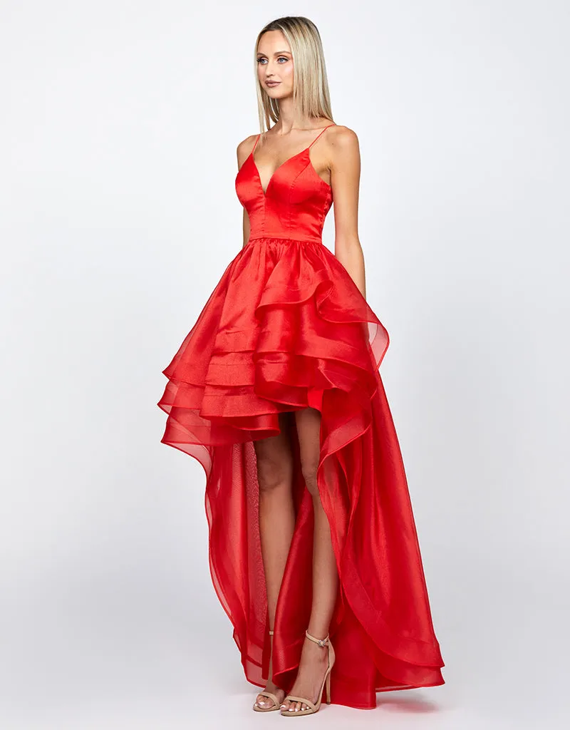 ALESSY HI LO BALL GOWN B72D18HL