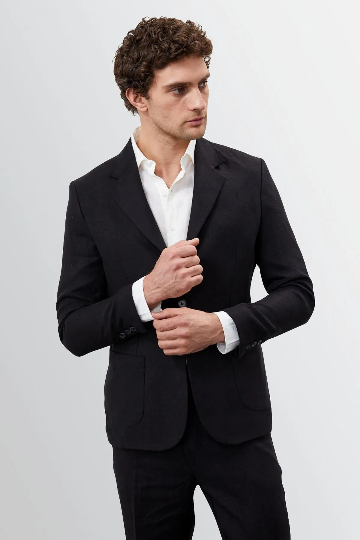 ANT 100% Linen Men's Blazer Jacket - Vernier