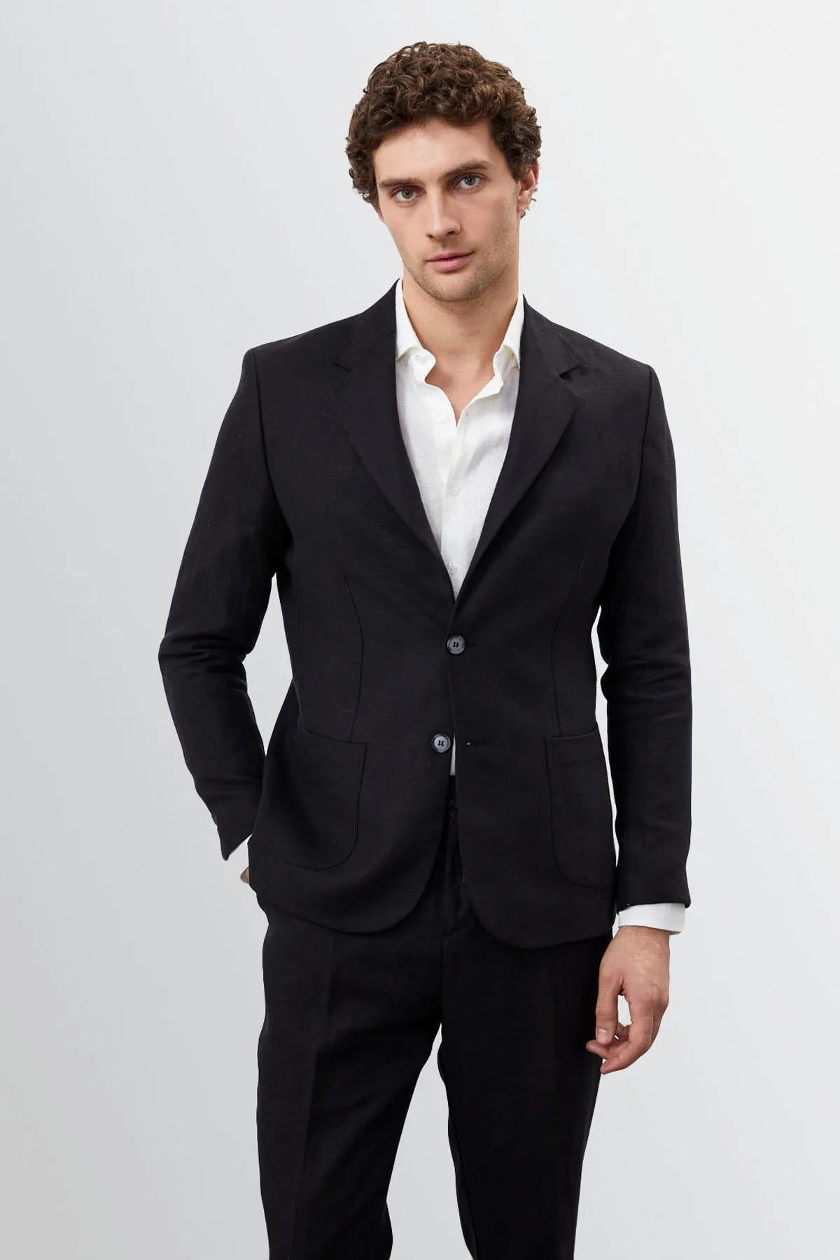 ANT 100% Linen Men's Blazer Jacket - Vernier