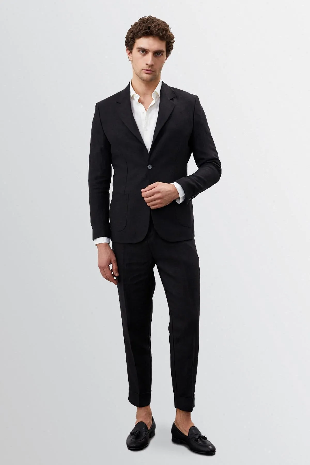 ANT 100% Linen Men's Blazer Jacket - Vernier