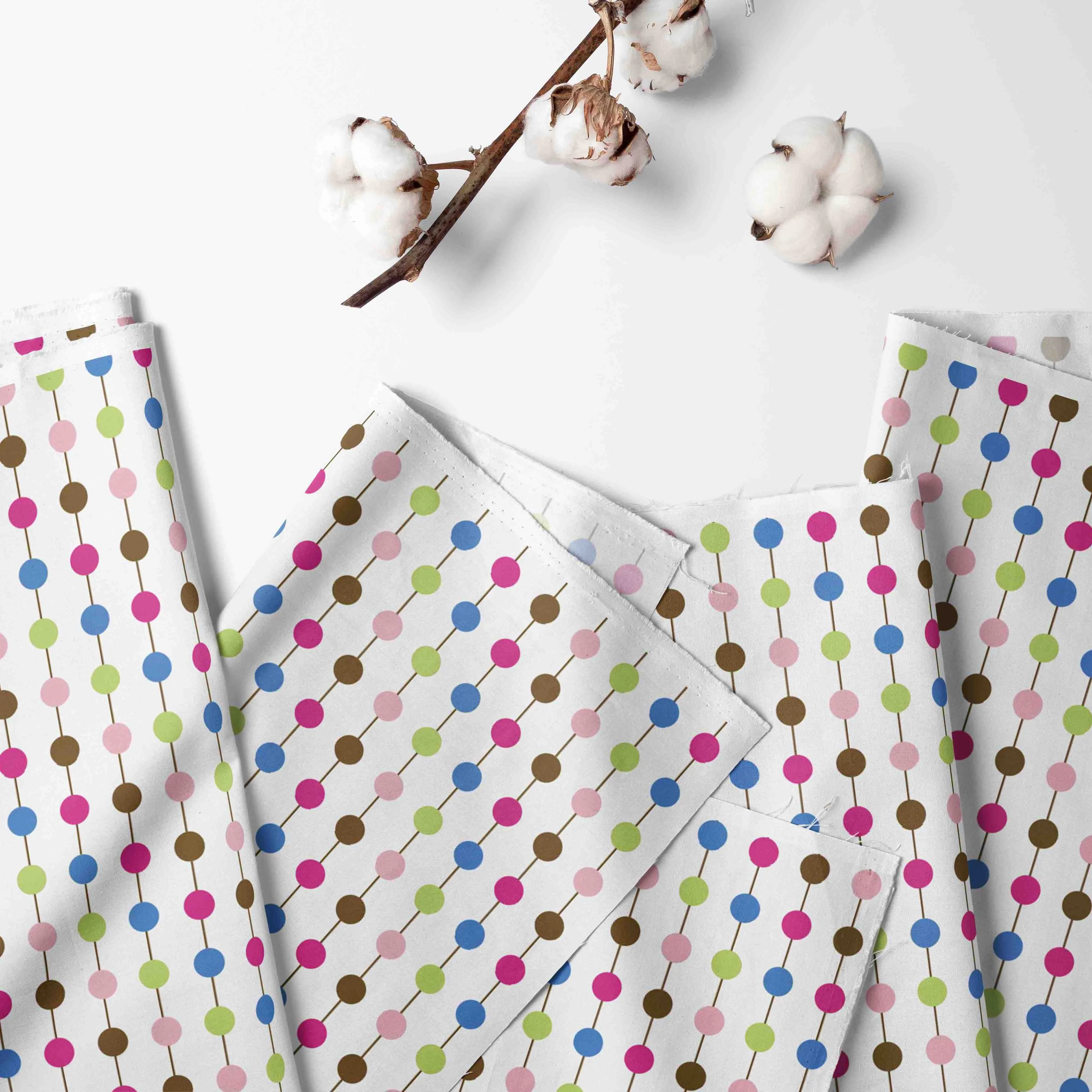 Bacati - Botanical Floral Birds 4-Piece Crib Bedding Set with Diaper Stacker - Pink/Multi Girls