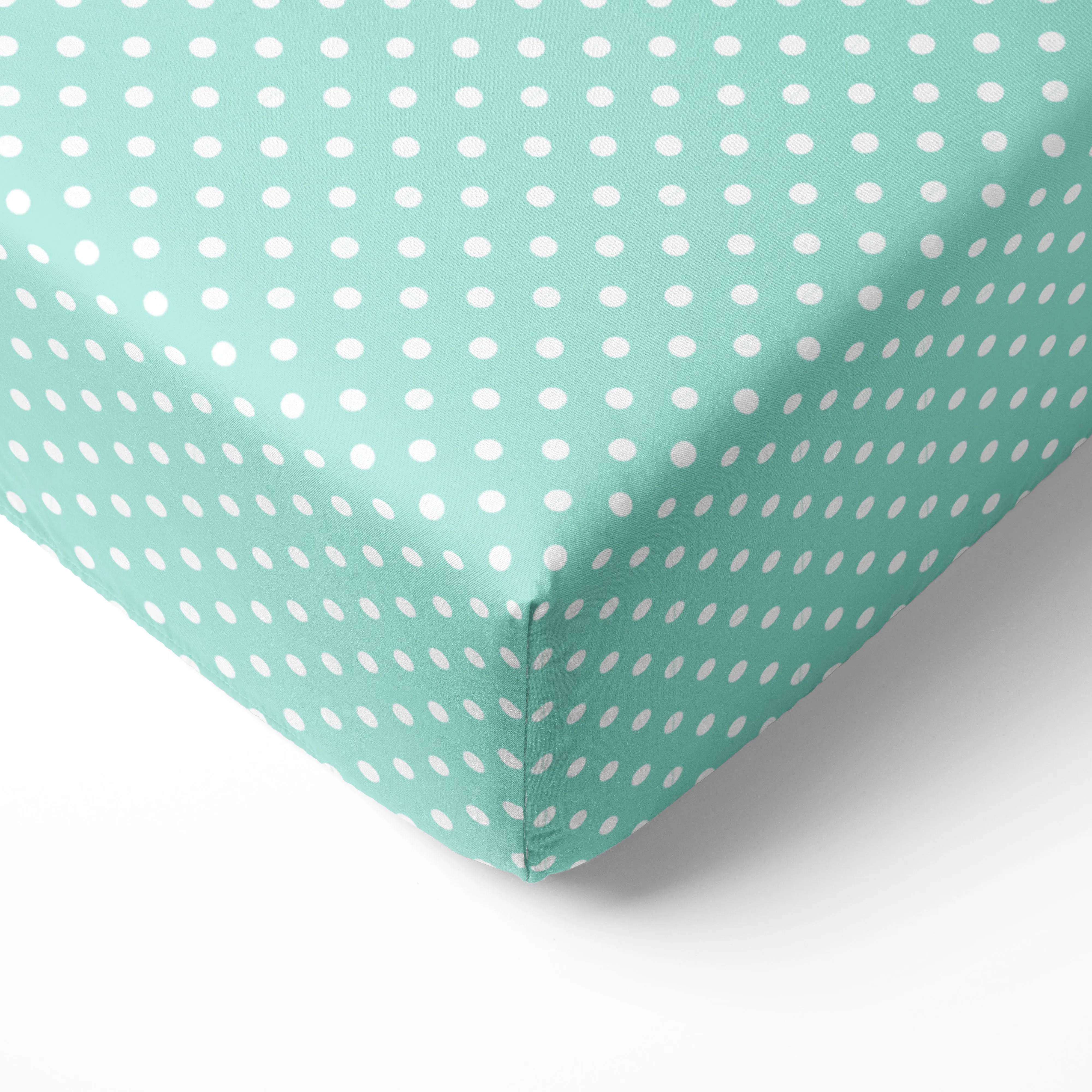 Bacati - Elephants 4-Piece Crib Bedding Set with Diaper Caddy - Mint/Yellow/Grey Unisex