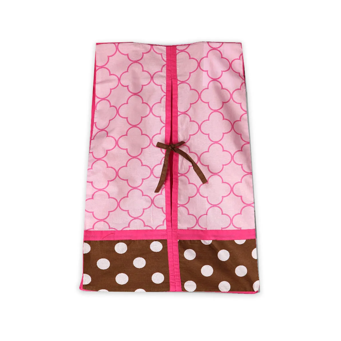 Bacati - Ladybugs 10-Piece Crib Bedding Set with Two Crib Sheets - Pink/Chocolate Girls
