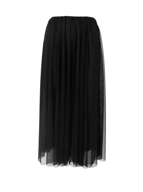 BCLEOMIE mesh skirt - Black/Black
