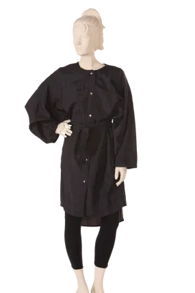 Big Shirt Silkara Iridescent Fabric in Black