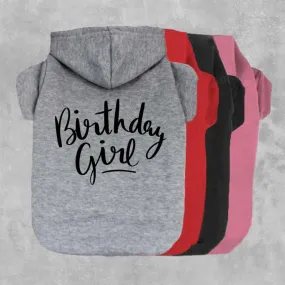 Birthday Girl Pet Hoodie