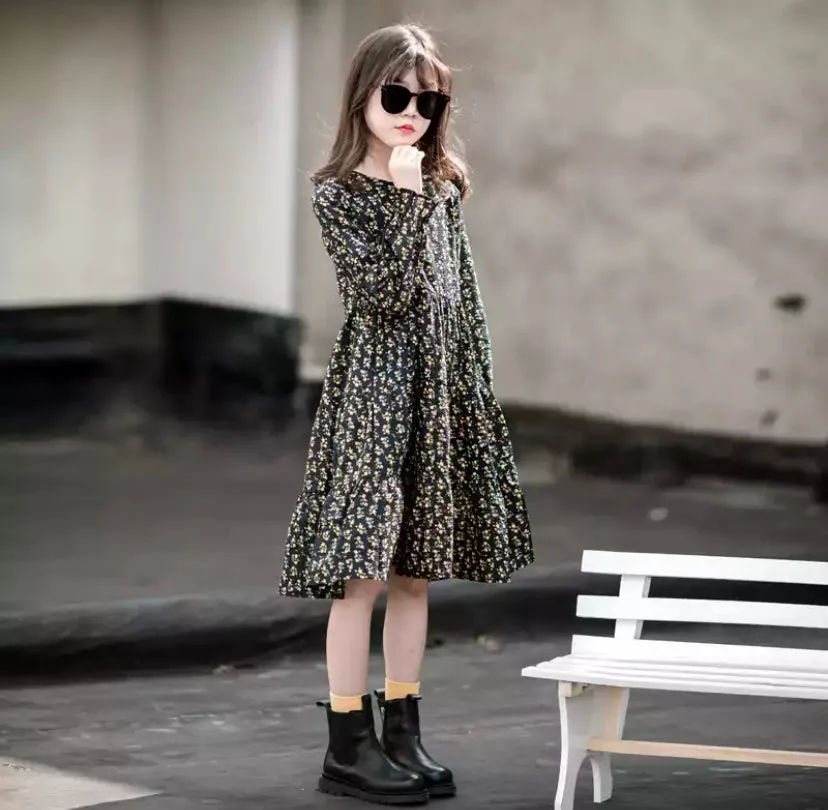 Black Floral Dress