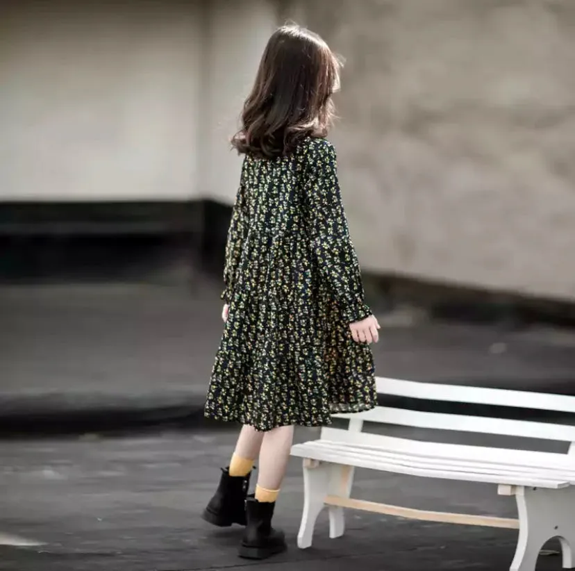 Black Floral Dress