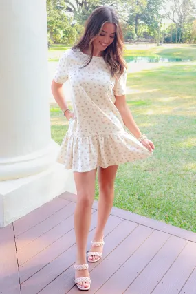 Blooming Grace Ruffle Hem Floral Dress
