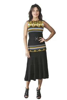 Boot 5 Panel Tier Skirt
