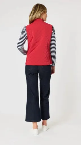 Brighten Puffer vest red