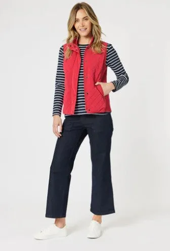 Brighten Puffer vest red