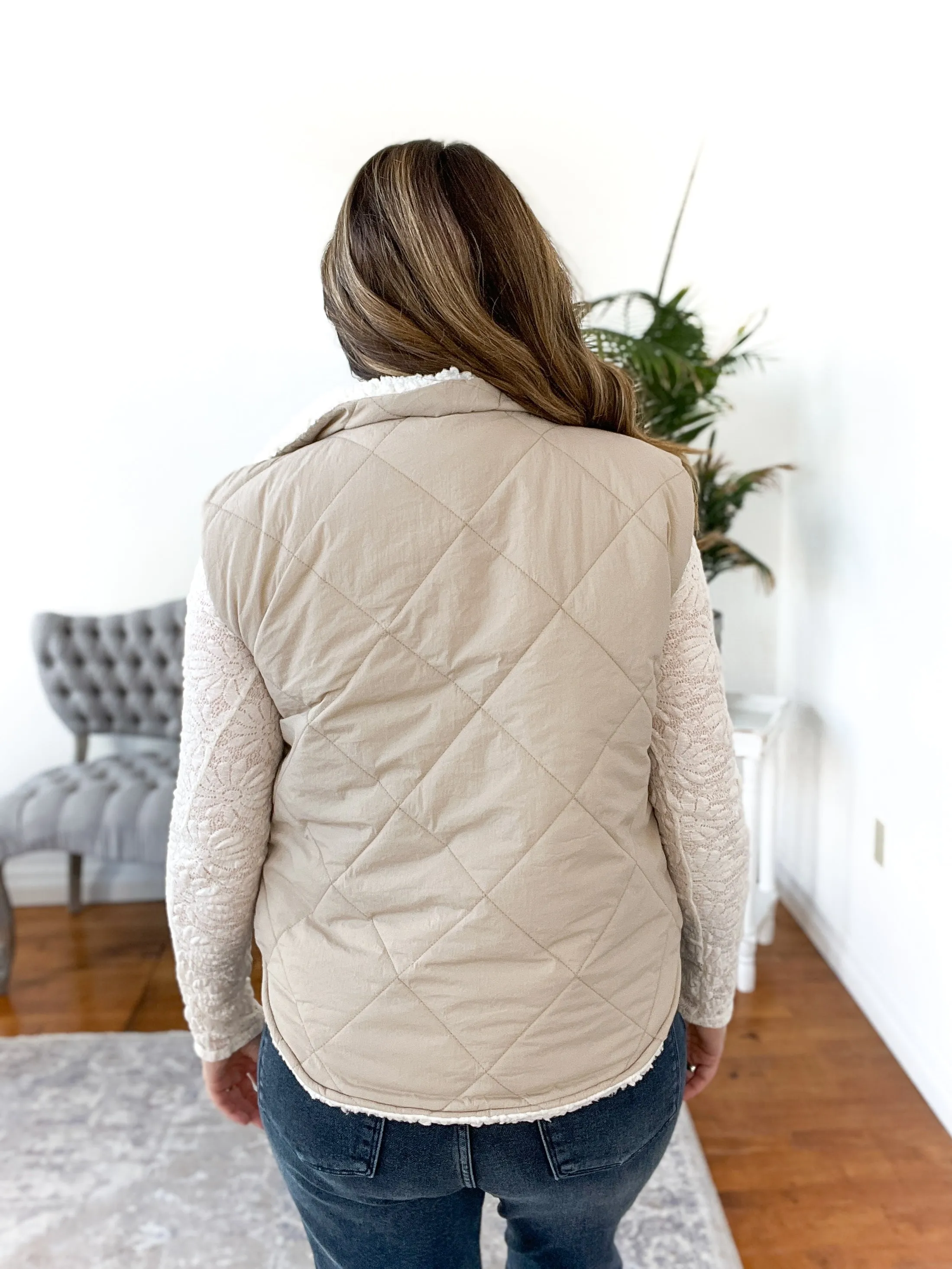 Brooke Fleece-Lined Puffer Vest FINAL SALE