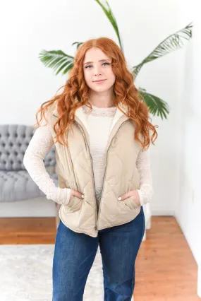 Brooke Fleece-Lined Puffer Vest FINAL SALE