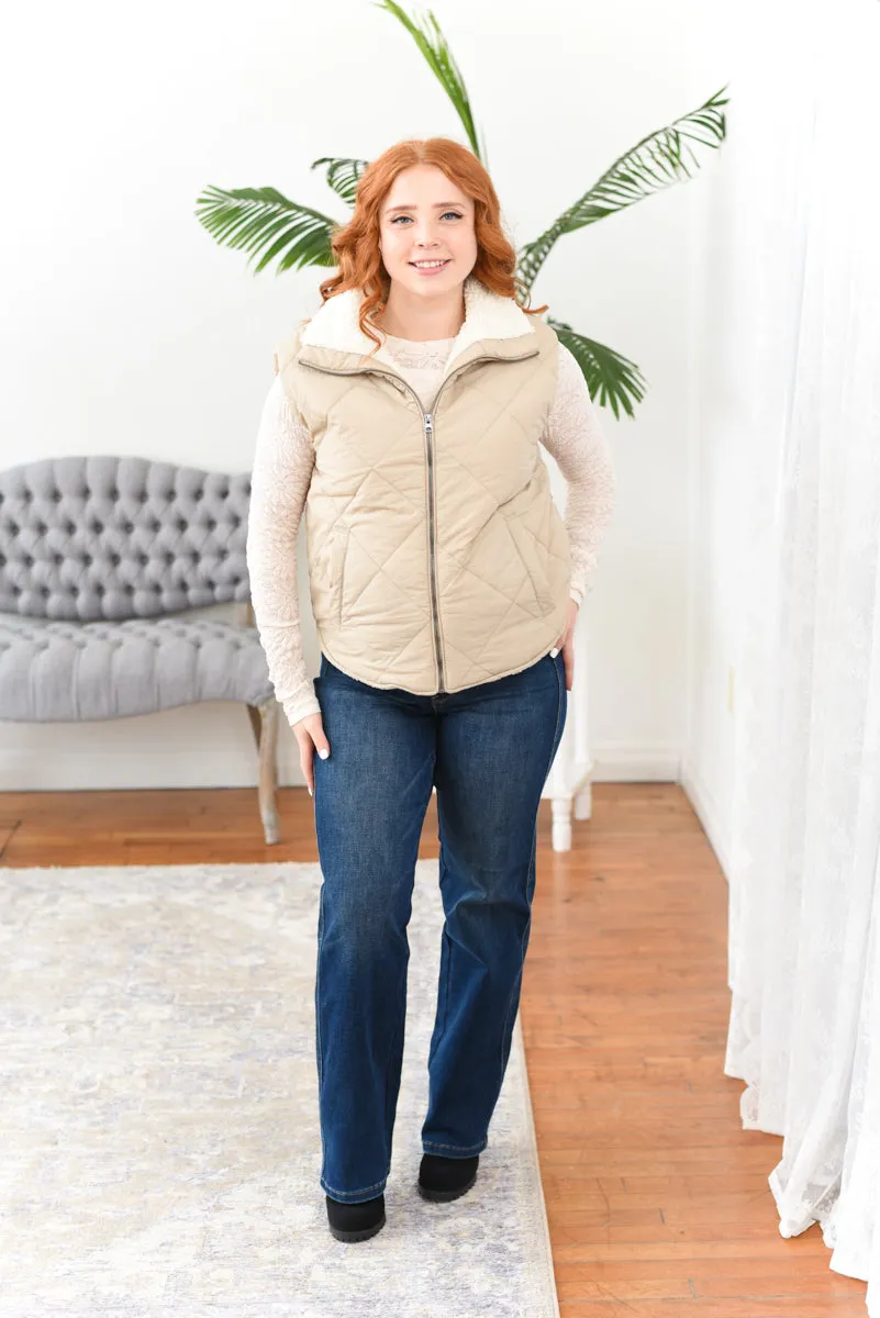 Brooke Fleece-Lined Puffer Vest FINAL SALE