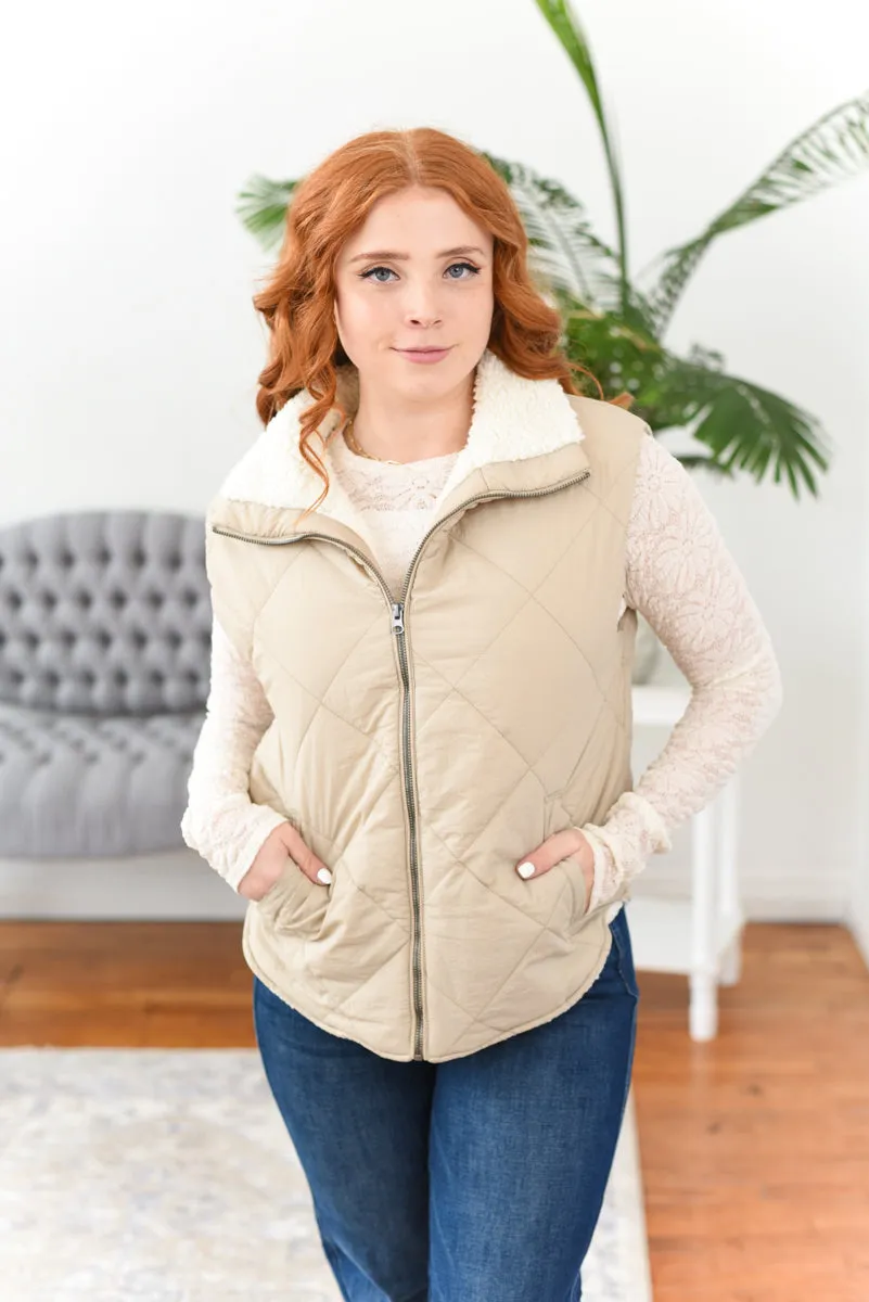 Brooke Fleece-Lined Puffer Vest FINAL SALE