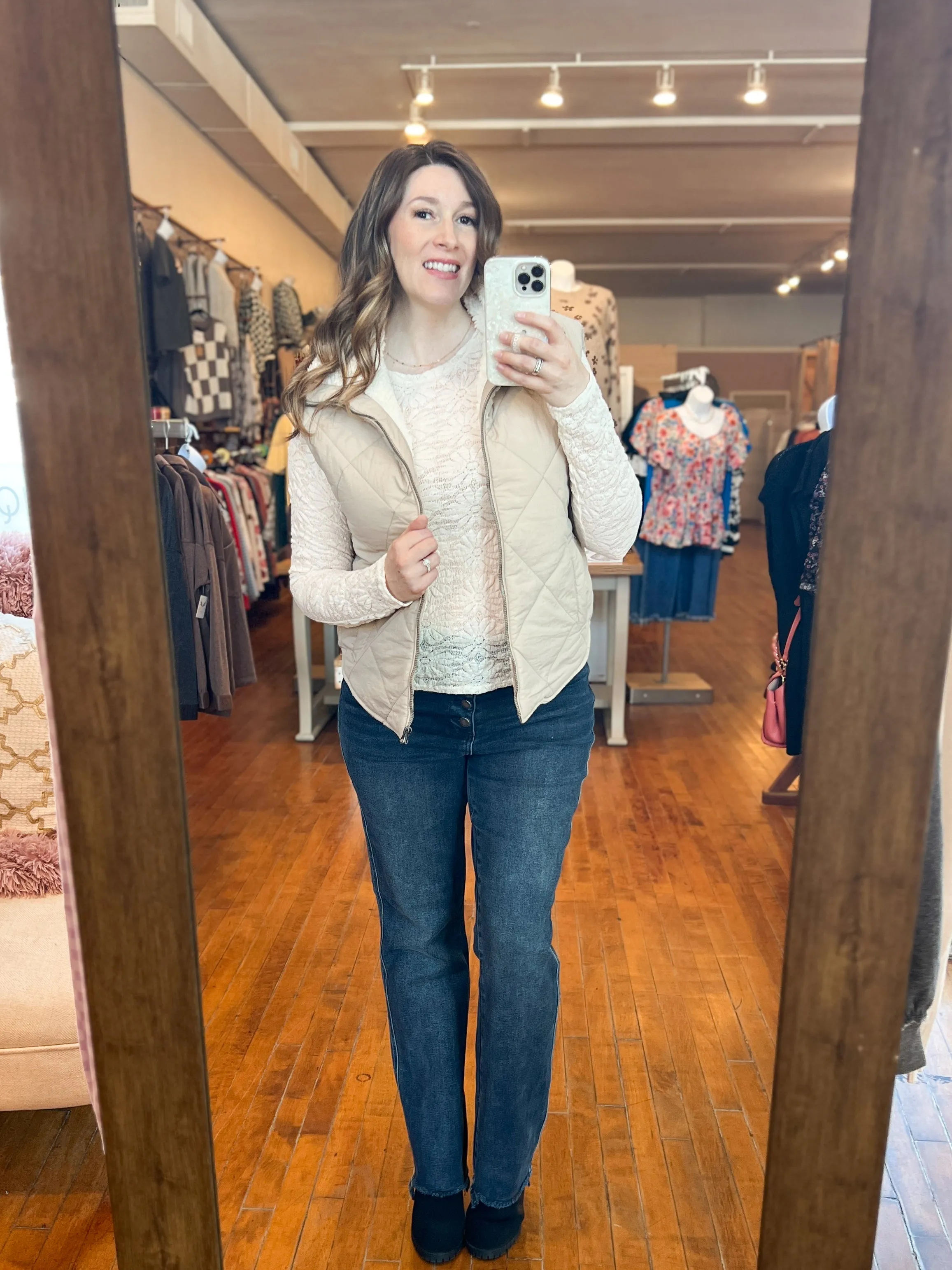 Brooke Fleece-Lined Puffer Vest FINAL SALE