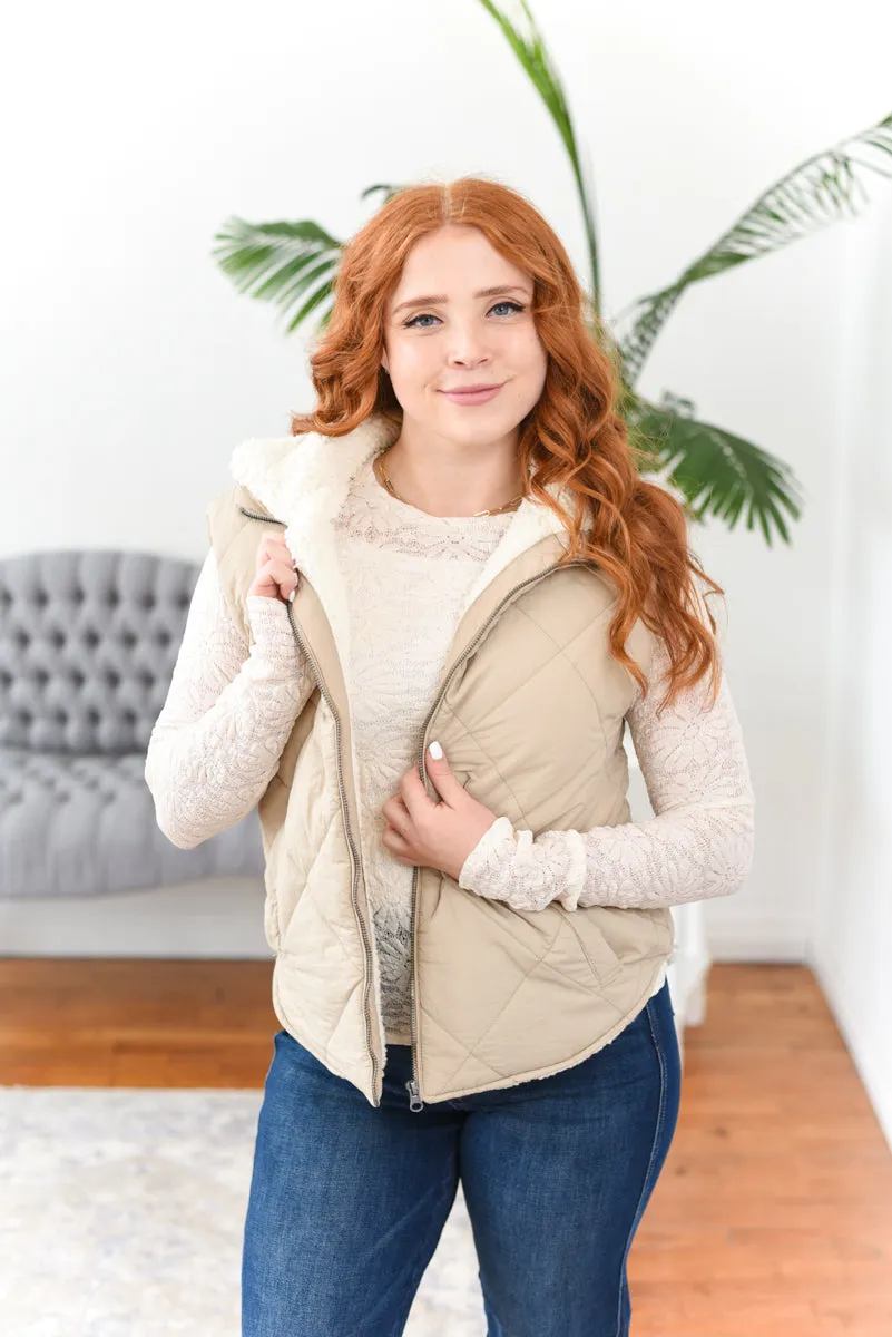 Brooke Fleece-Lined Puffer Vest FINAL SALE
