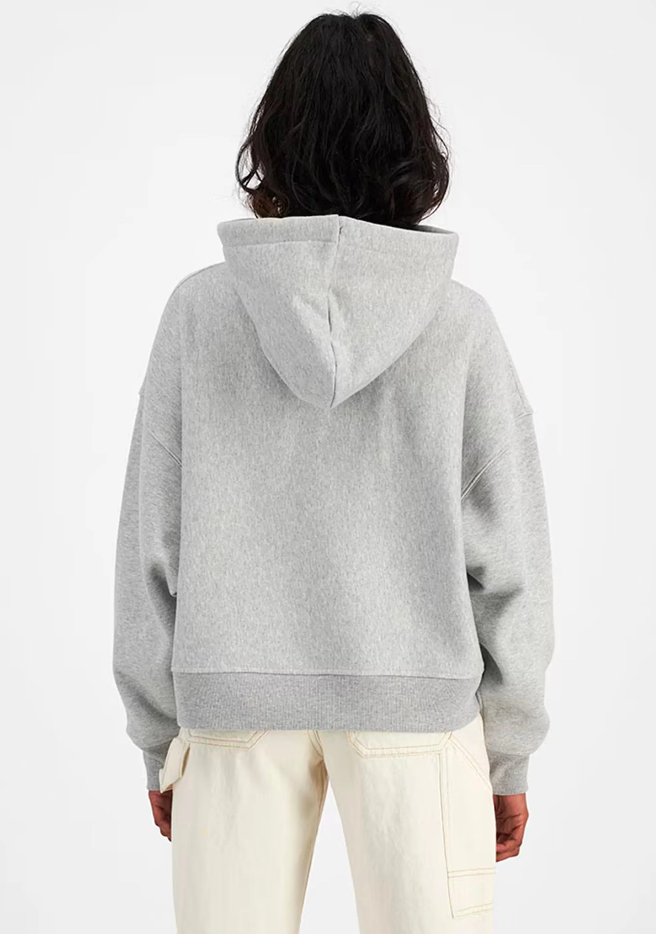 Champion Women's Reverse Weave Level up Hoodie Grey <br> CRATN A3R