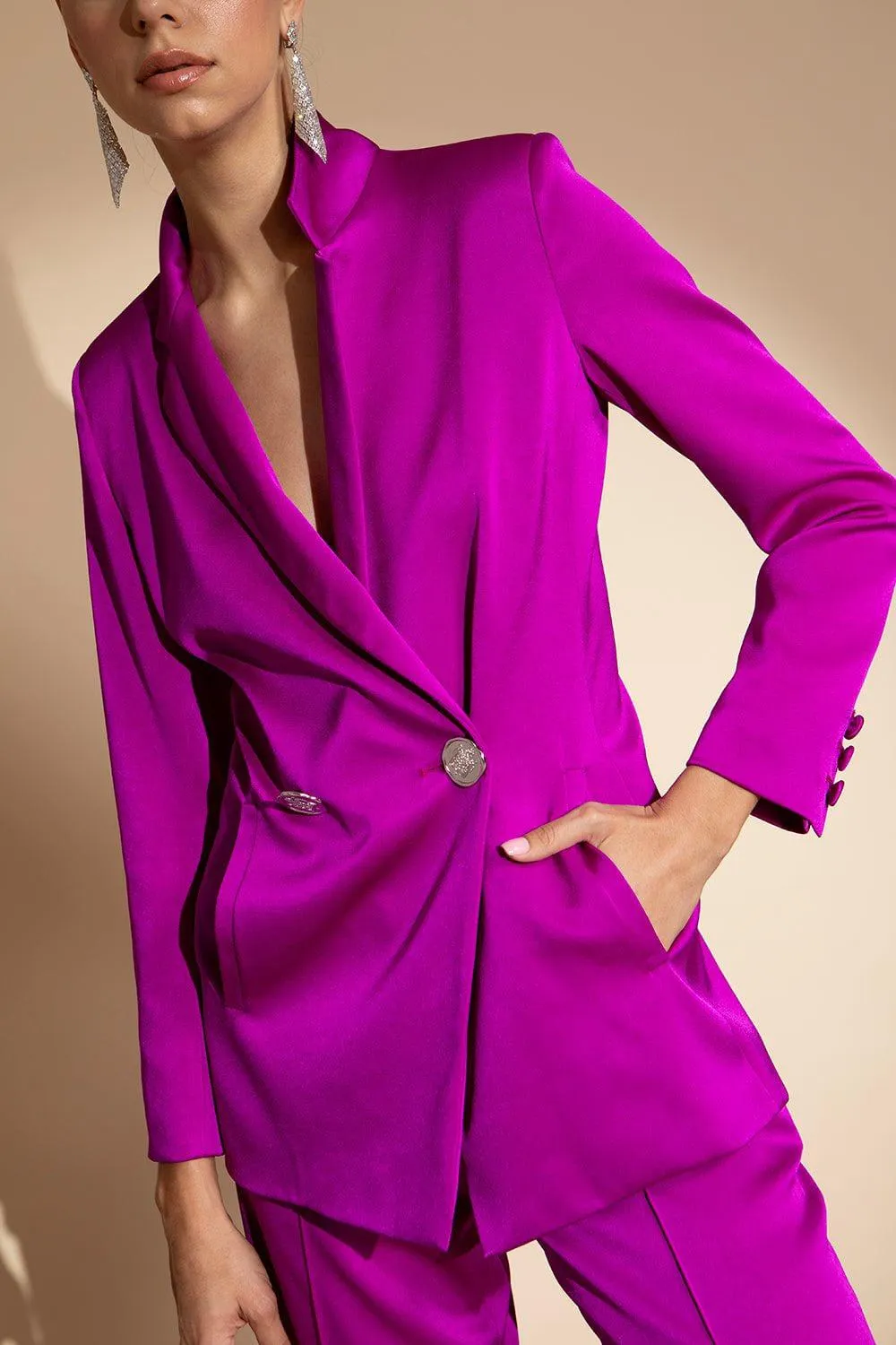 Classic Blazer - Magenta