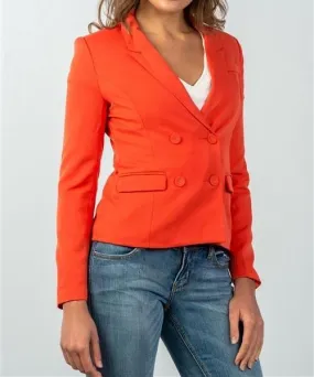 Classic Double Button Down Blazer