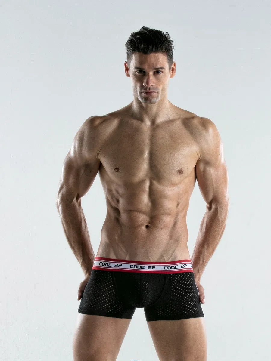 CODE 22 Energy Mesh Trunk Black
