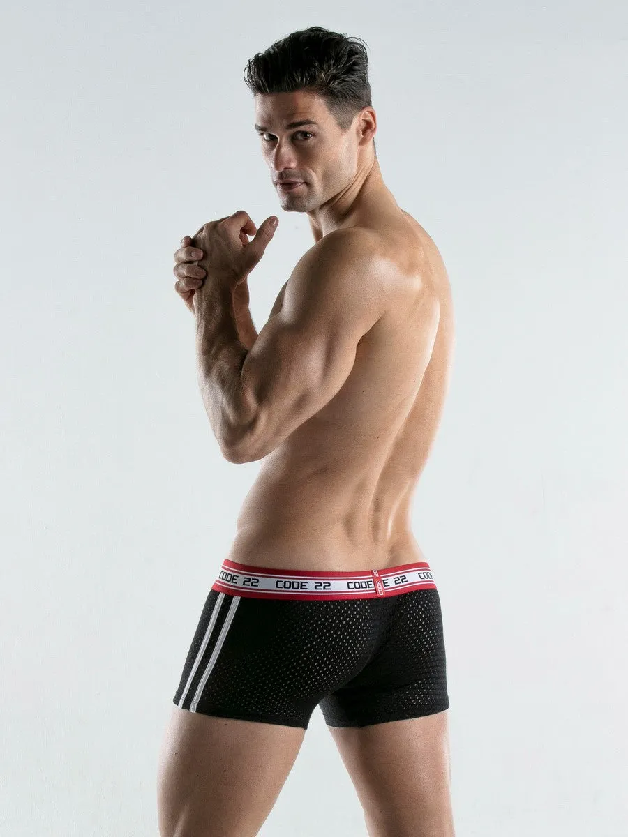 CODE 22 Energy Mesh Trunk Black