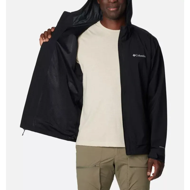 COLUMBIA Men's Altbound Waterproof Jacket Medium Black