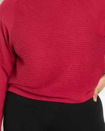 Cosima Relaxed Turtleneck | Biking Red