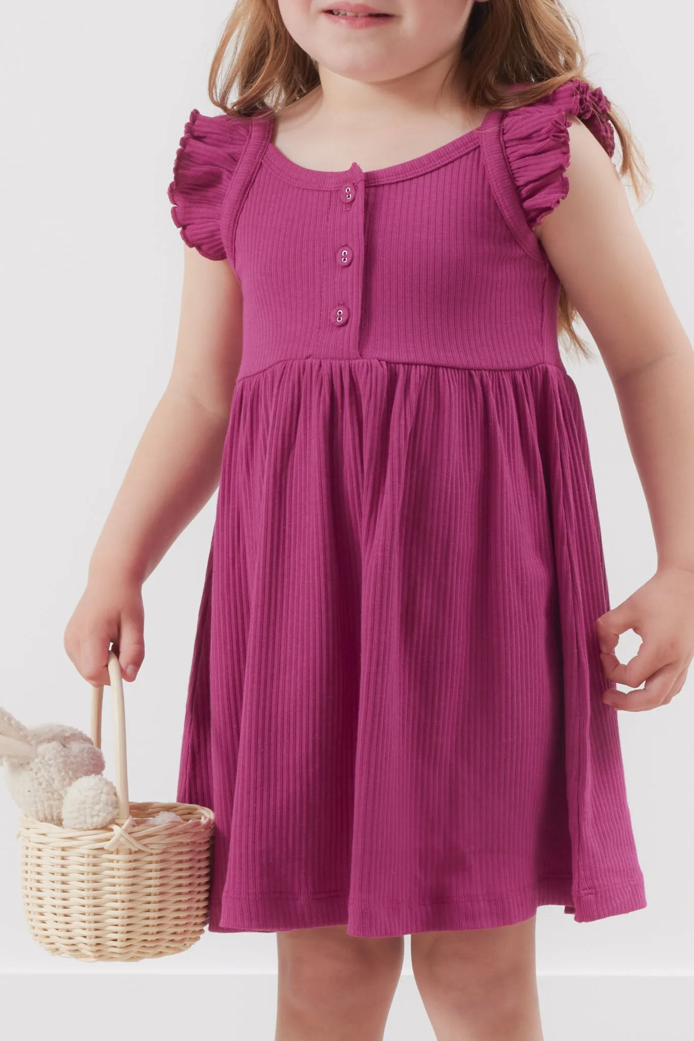 Cozy Summer Dress - Raspberry
