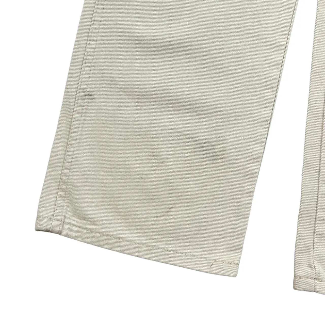 Early 00's WRANGLER Durable Basics Classic Cream Straight Leg Regular Fit Denim Jeans
