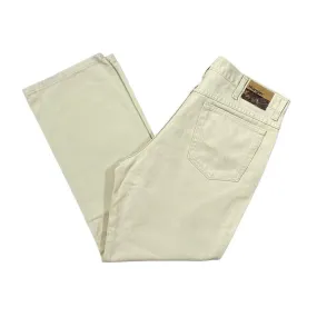 Early 00's WRANGLER Durable Basics Classic Cream Straight Leg Regular Fit Denim Jeans