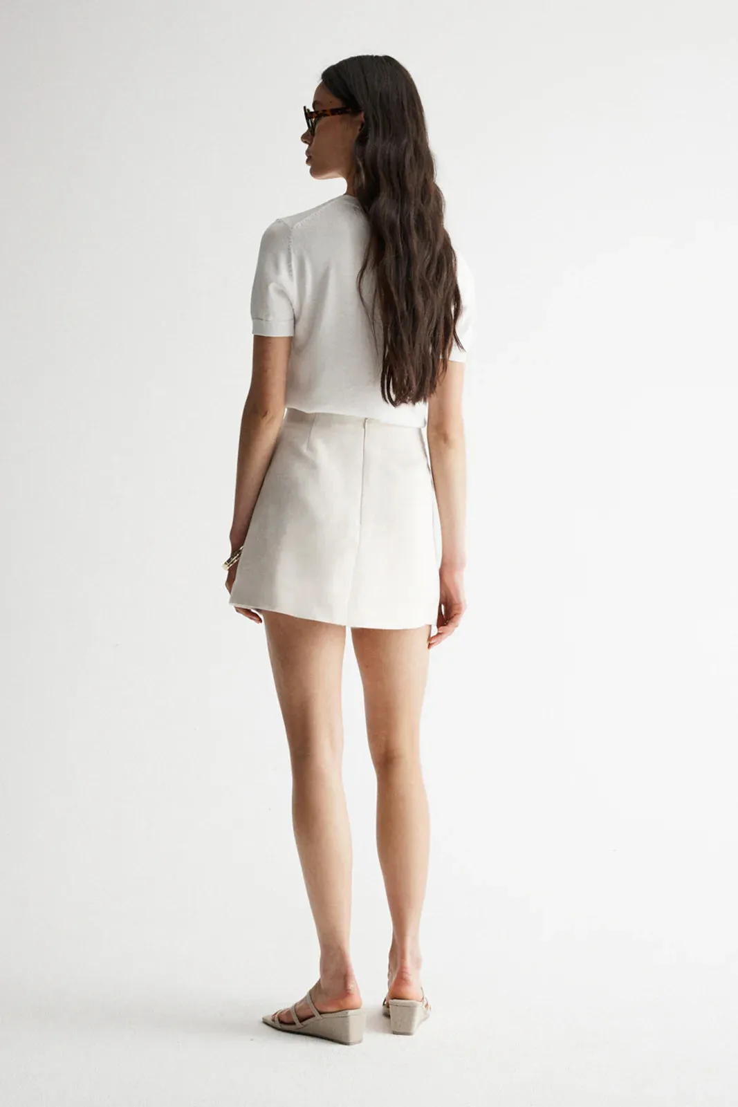 Elka Collective 'Linna Mini Skirt' - Natural