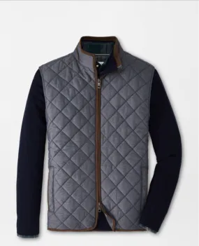 Essex Quilted Vest-Iron
