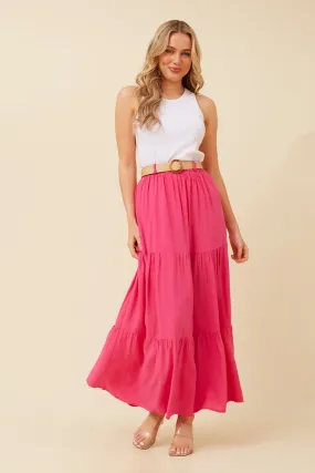 FERIDA TIERED MAXI SKIRT