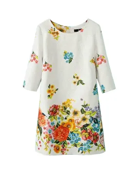 Floral Cocktail Summer Dress