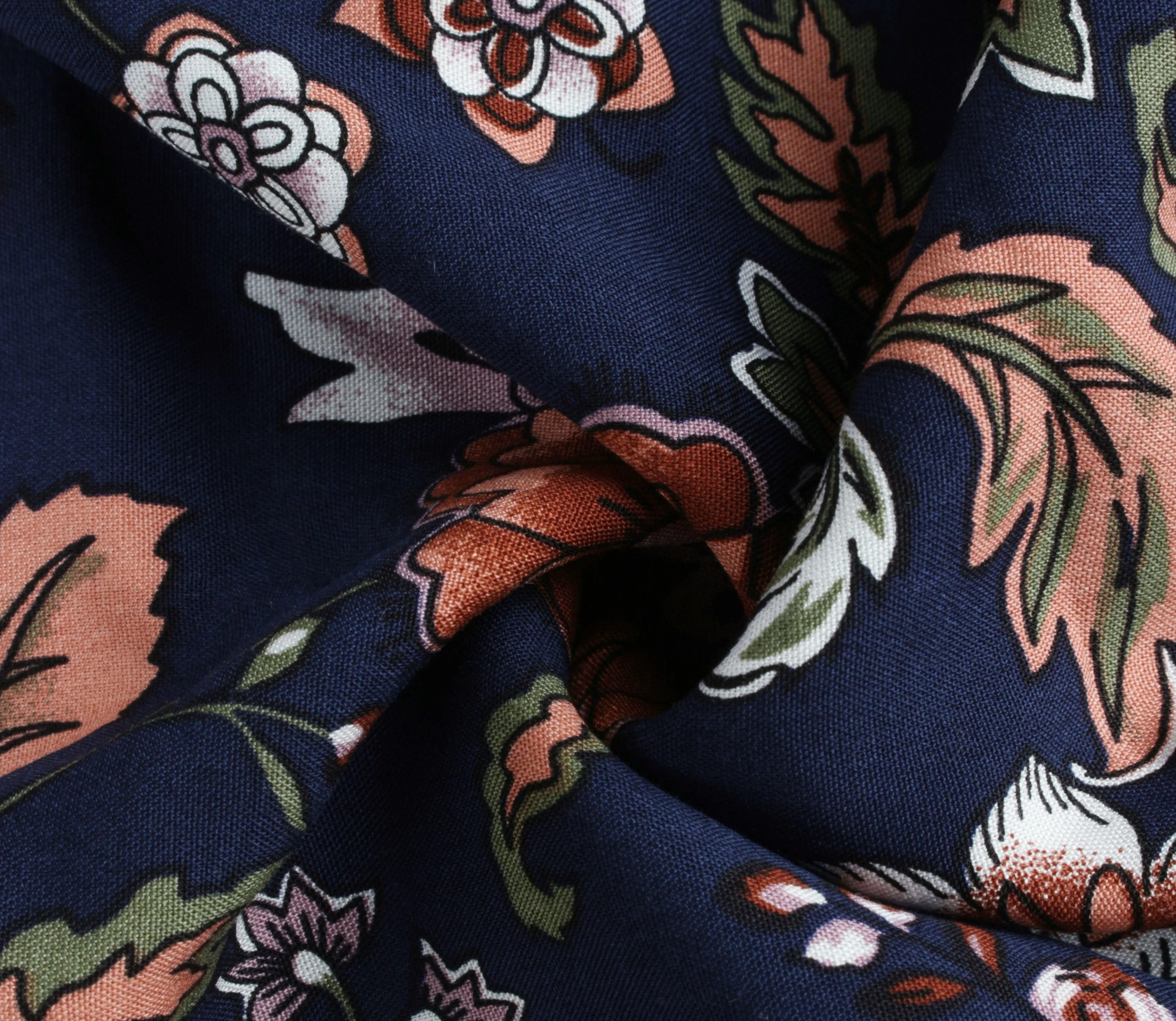 Floral Print Tie Neck Puff Sleeve Ruffle Hem Smock Dress
