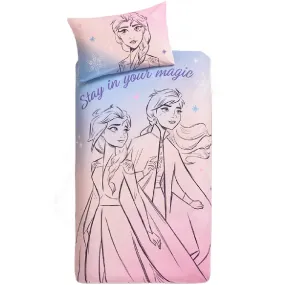 FROZEN Single Bed Quilt Cover Set - Magic