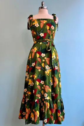 Fruit Jungle Katrina Midi Dress by Collectif