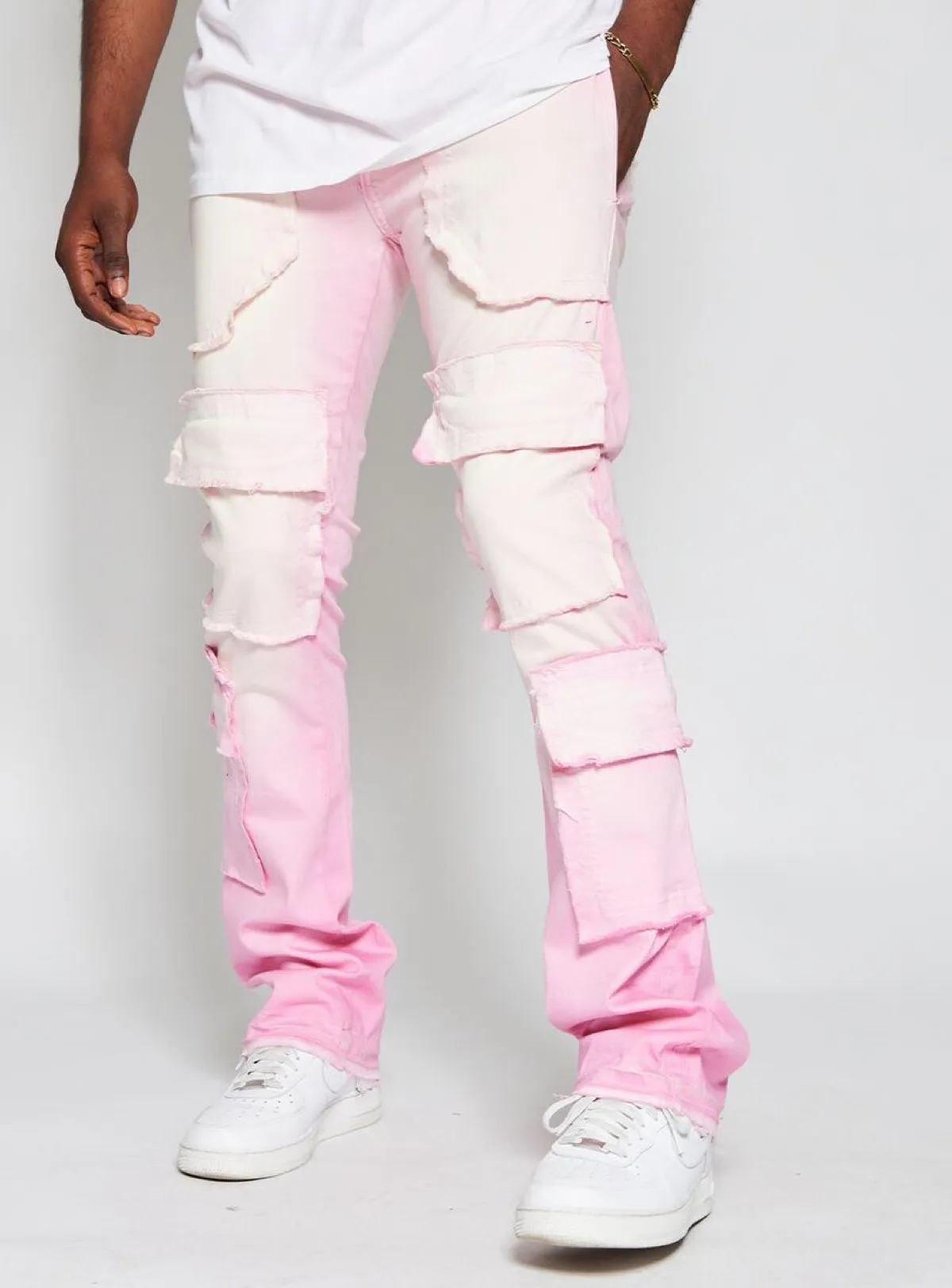 Golden Denim Jeans - The Patchwork - Boca Raton - Vintage Pink - GDSPQS123-21