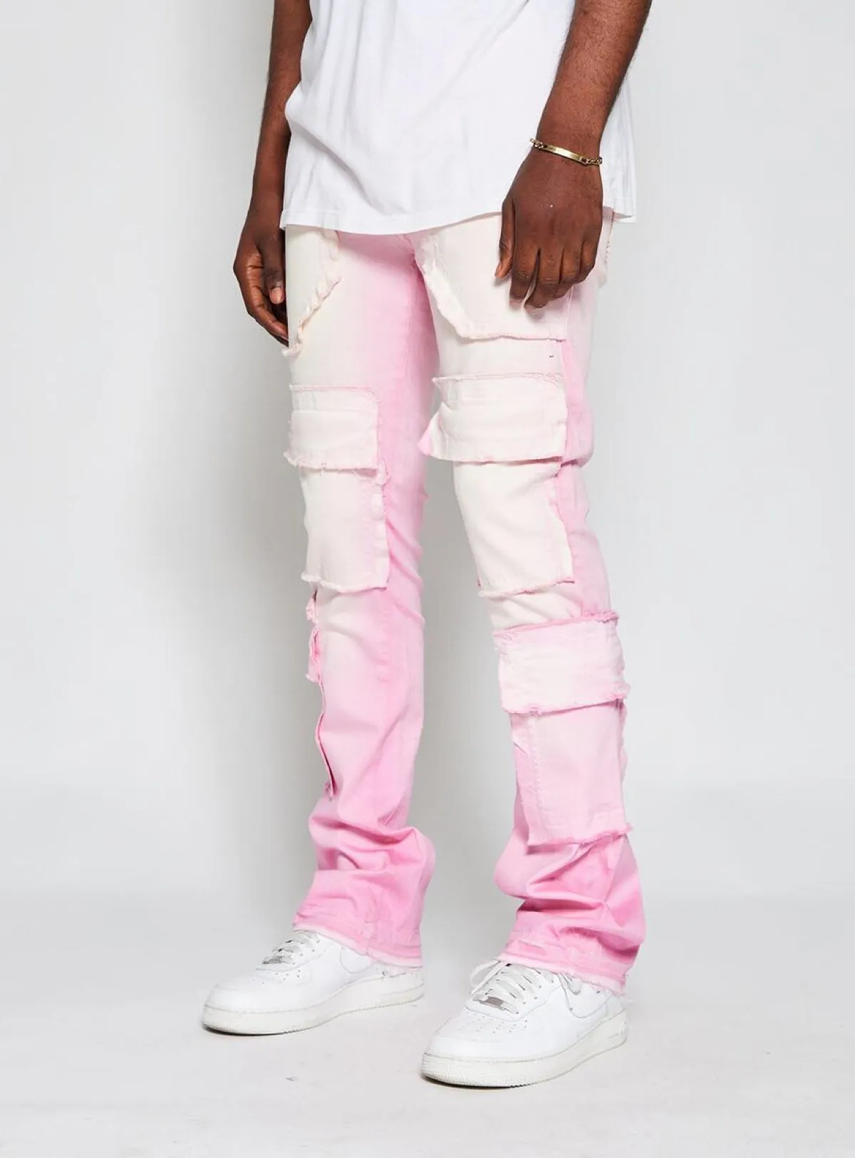 Golden Denim Jeans - The Patchwork - Boca Raton - Vintage Pink - GDSPQS123-21