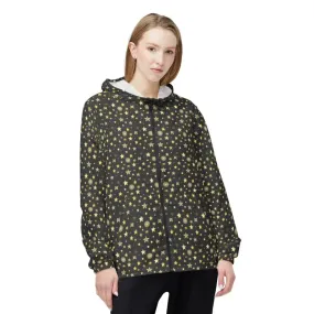 Golden Star Pattern Windbreaker Shine Bright