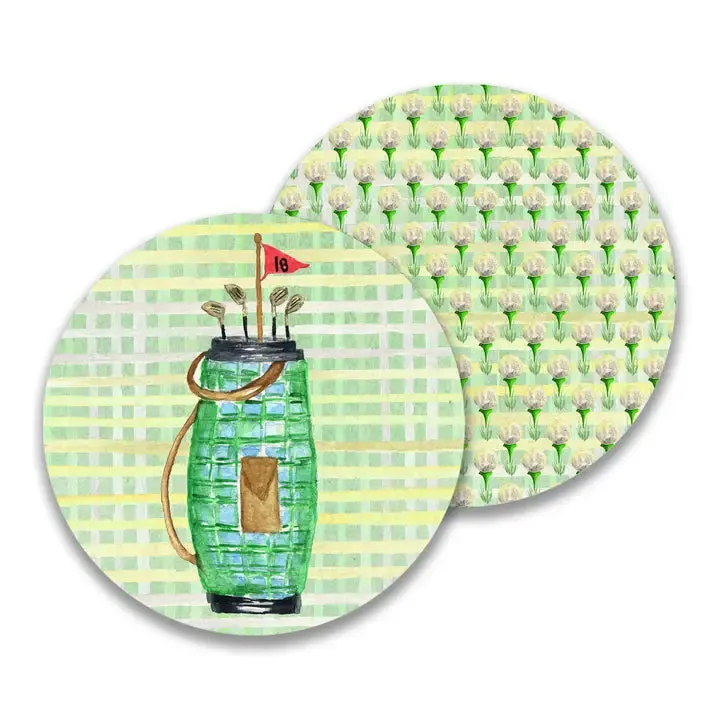 Golf/Tennis Paper Coaster Set