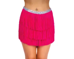 Hot Pink Tassel Skirt