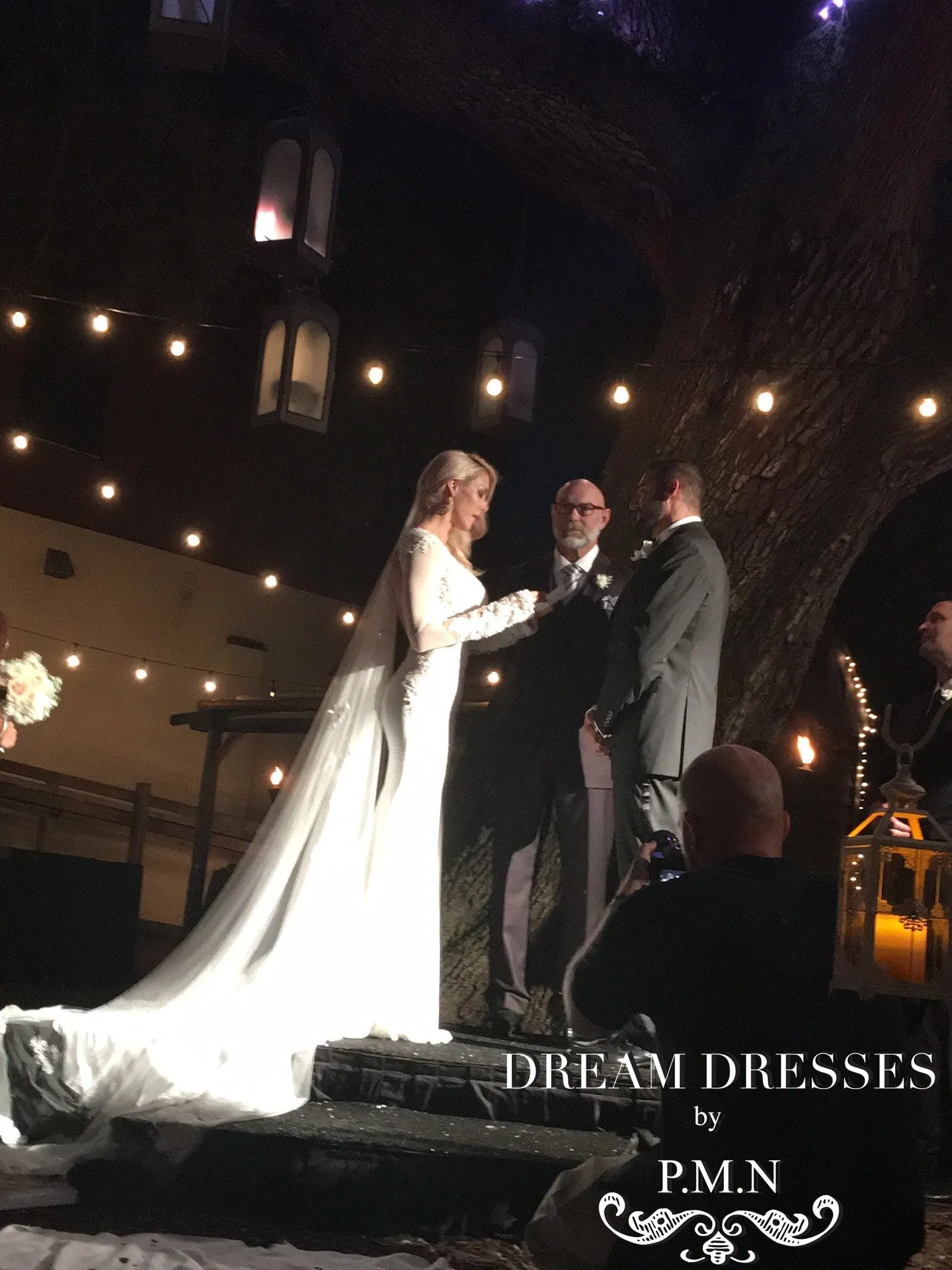 illusion Long Sleeve Wedding Dress (#Alison)